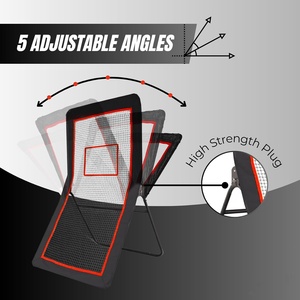 Filet de rebond réglable 7*4FT pour hockey et <span class=keywords><strong>lacrosse</strong></span>, cible de baseball pour entraînement en extérieur et en intérieur - Product Image 2