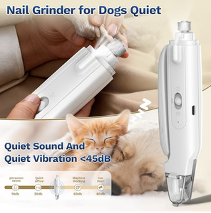 Cortauñas y Lima Eléctrica para Mascotas, Recargable por USB, Ecológica, de Acero Inoxidable, Funciona con Batería, para el Cuidado de las Patas - Product Image 4