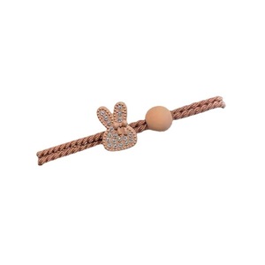 Attaches de cheveux de dessin animé avec strass, design Mickey Bunny, bandes élastiques pour filles, accessoire de coiffure décontracté de style coréen - Product Image 5