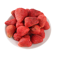 Gedroogde aardbeien gezonde bulk snacks met zoetzuur smaak snoepachtig fruit gezond GMO-vrij vacuüm verpakt