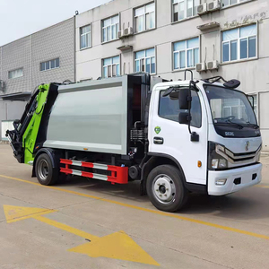 รถบรรทุกขยะแบบอัดบีบ Dongfeng 8 คิว พร้อมแชสซีสำหรับขายในแอฟริกาใต้ - Product Image 2