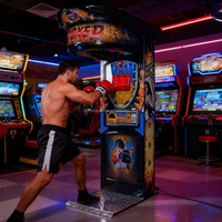 Machine de boxeur électronique d'intérieur distributeur automatique de boxe machine à poinçonner arcade