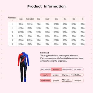 Traje de Gimnasia Color Block para Niñas de 6 a 16 Años, Body de Cuerpo Entero para Entrenamientos de Acrobacia, Espectáculos Escénicos - Product Image 6