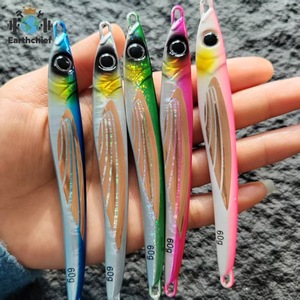 Leurre de pêche en mer THEOS Metal Jig pour pêche en bord de mer et en haute mer, slow jigging, 60g 80g 100g 150g, pour thon, amberjack, kingfish - Product Image 2