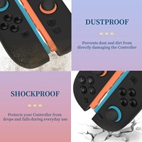 Coque de protection en silicone avec capuchons de pouce pour manettes gauche et droite Nintendo Switch 2 Joy-Con