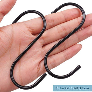 Organisateur <span class=keywords><strong>de</strong></span> rangement support mural <span class=keywords><strong>en</strong></span> <span class=keywords><strong>forme</strong></span> <span class=keywords><strong>de</strong></span> <span class=keywords><strong>S</strong></span> <span class=keywords><strong>crochet</strong></span> <span class=keywords><strong>en</strong></span> métal support cintre crochets multi-usages crochets <span class=keywords><strong>en</strong></span> <span class=keywords><strong>S</strong></span> - Product Image 2