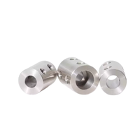 Accouplement rigide en acier inoxydable, coupleur en ligne, diamètre intérieur de 3 mm à 8 mm pour CNC et machines
