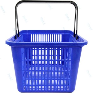 Canasta de Compras de Plástico al por Mayor de Fábrica, Canasta Portátil para Supermercados y Comercios Minoristas - Product Image 5