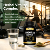 Cápsulas Industriales de Fadogia Agrestis a Granel, Extracto Herbal Natural, Suplemento Dietético para Reventa