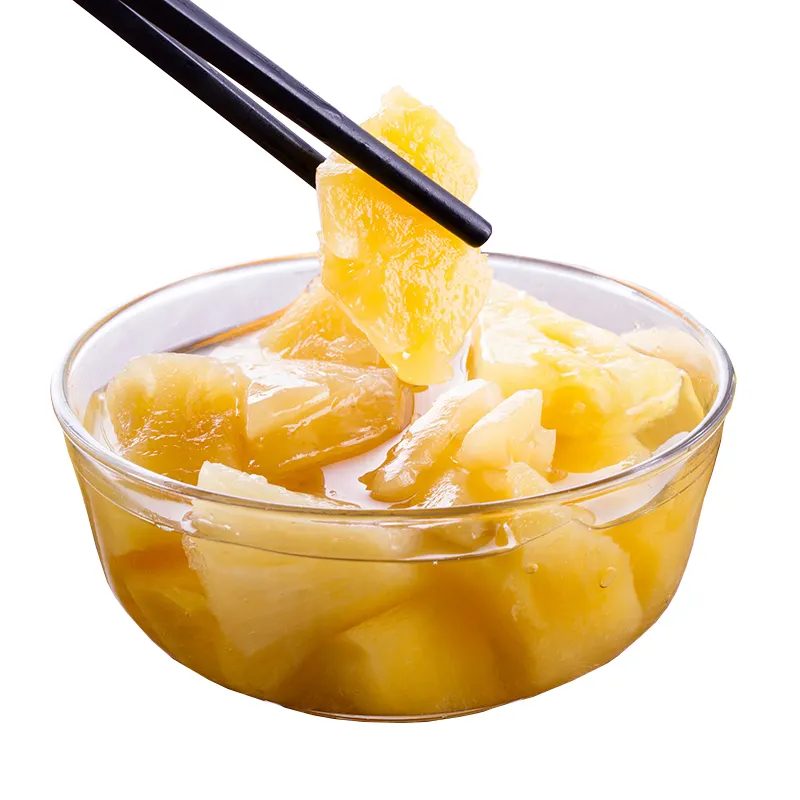 Konserven Frische Ananas frucht in Dosen in leichtem Sirup 880g / 680g