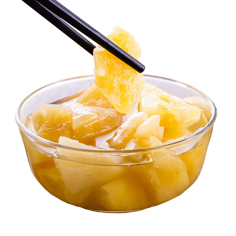 Konserve gıda konserve taze ananas meyve ışık şurubu 880g / 680g