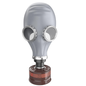 Máscara de Gas Química Industrial Reutilizable y Lavable, Máscara Táctica Antigas Tóxico con Filtro para Pintura - Product Image 2