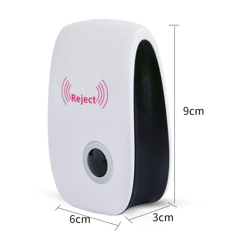 FAST shipping hot selling ultrasonic plug in pest repeller with US EU UK plug