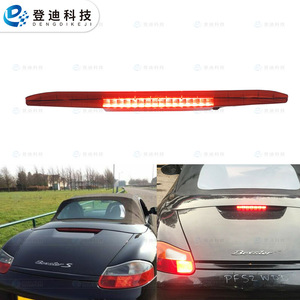 Tercera Luz de Freno LED de Montaje Alto para Porsche Boxster 986 1997-2004, Carcasa Negra, Luz Roja, Número de Pieza 98663105000 - Product Image 3