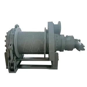 1 Ton 10 KN Mini Hydraulic Compact Winch Pulling And Lifting Winch For Crane