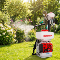 Pulvérisateur à dos manuel à essence 2 temps NTS420 14L, machine de pulvérisation de jardin portable, brumisateur avec portée de 15-20M