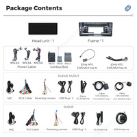 MEKEDE DUDU7 Radio multimédia GPS double bande 12.3 2400*896 écran 2K Car-play Mise à jour automatique OTA pour Benz C GLC W205 X253 2015-2019