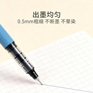 Direct Flow Rollerball <b>Pen</b> M850 Matte Black Ink Quick Drying Gel <b>Pen</b> Office Signature <b>Pen</b> Custom Logo Business Gift - Product Image 2