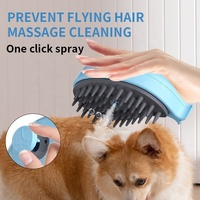 Brosse à vapeur en silicone autonettoyante 3 en 1 en forme de baleine pour animaux de compagnie