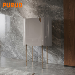PURUO-mesa de <span class=keywords><strong>comedor</strong></span> de esquina, consola moderna de lujo, mesa de Mdf de gama alta <span class=keywords><strong>para</strong></span> muebles de sala de estar - Product Image 2