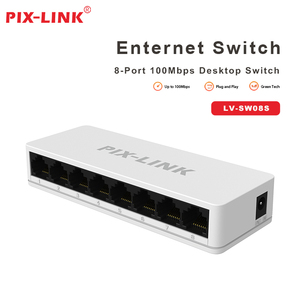 <span class=keywords><strong>Mini</strong></span> commutateur réseau PIX-LINK 10/100 / 100Mbps commutateur Ethernet 8 ports répartiteur <span class=keywords><strong>Internet</strong></span> Hub RJ45 de bureau - Product Image 4