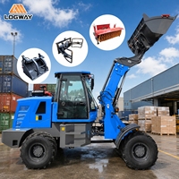Chargeur télescopique LOGWAY 4500 kg avec transmission de puissance fluide pour la manutention des aliments, chargeur diesel, livraison gratuite