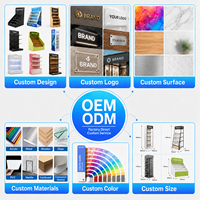 Exhibidor de Acrílico con Iluminación LED de Lujo para Bolsas de Nicotina, Personalizable con Marca