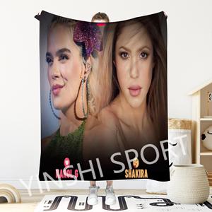 2024 nuevo <span class=keywords><strong>Karol</strong></span> <span class=keywords><strong>G</strong></span> Manana Sera Bonito Shakra manta impresa personalizada Super suave polar franela viaje hogar mantas - Product Image 1