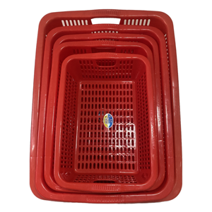 Panier en plastique PP ovale multifonctionnel et empilable, écologique, pour légumes, fruits et rangement domestique – Vente en gros Chine - Product Image 1