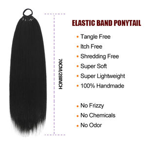 Vente en gros <span class=keywords><strong>de</strong></span> <span class=keywords><strong>queue</strong></span> <span class=keywords><strong>de</strong></span> <span class=keywords><strong>cheval</strong></span> à bande élastique, cheveux synthétiques naturels, <span class=keywords><strong>queue</strong></span> <span class=keywords><strong>de</strong></span> <span class=keywords><strong>cheval</strong></span>, <span class=keywords><strong>postiche</strong></span> pour femmes, extensions <span class=keywords><strong>de</strong></span> queues <span class=keywords><strong>de</strong></span> <span class=keywords><strong>cheval</strong></span> droites - Product Image 4