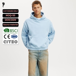 Sudadera con Capucha Oversize para Hombre al por Mayor, Sudadera Holgada Personalizada de Alta Calidad - Product Image 1