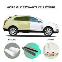 Film de protection de peinture automobile (PPF) transparent en TPU, couleur gris-vert, résistant à la chaleur et à l'eau, garantie 5 ans, conforme RoHS