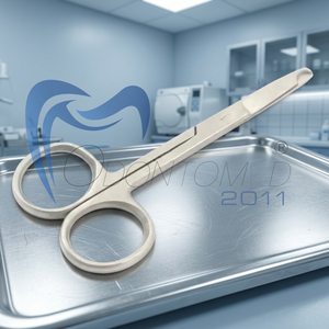 Ciseaux à gencives Odontomed 2011 avec logo personnalisé OEM, modèle ODM-24-2F, haute qualité, certifiés CE, en acier inoxydable, pour chirurgie vétérinaire - Product Image 3