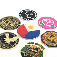 Badge Emblème de Voiture 3D en Métal Personnalisé avec Logo de Marque, Autocollant Rond pour Grille de Voiture, Accessoires Décoratifs pour Carrosserie