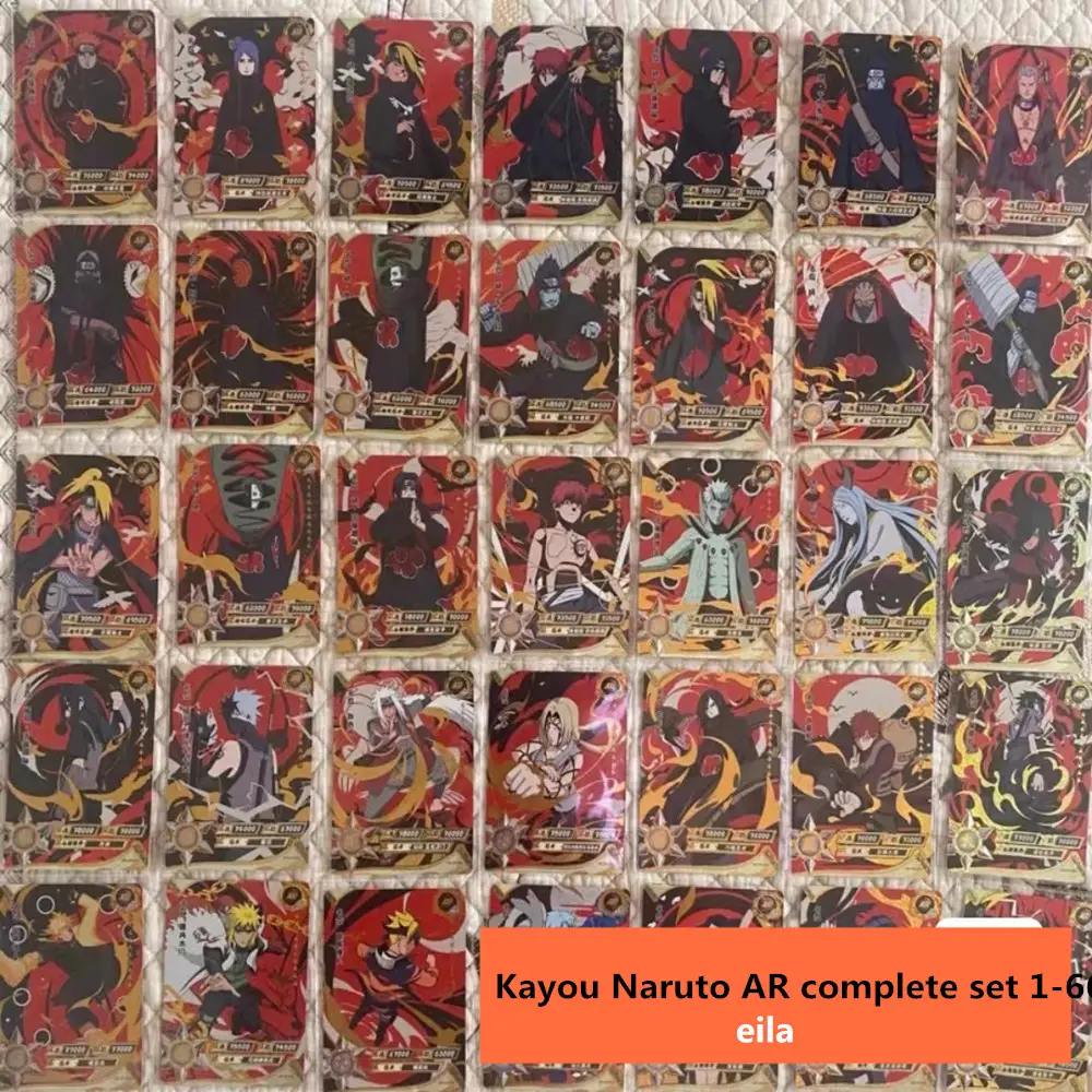 Venta al por mayor de personajes de la serie japonesa, cartas de colección de anime BP 1-27, regalo de juego, tarjeta kayou narutoes para Navidad