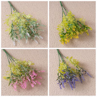 Mw05554 Kunstmatige Lavendel Bos Bloemen Plastic Struik Decoratieve Bloemen & Kransen Bruiloft Calla Bloem Mode Ontwerpen