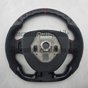 Volante de Fibra de Carbono y Cuero Perforado para Chevrolet Camaro, Nuevo Producto al por Mayor - Product Image 4