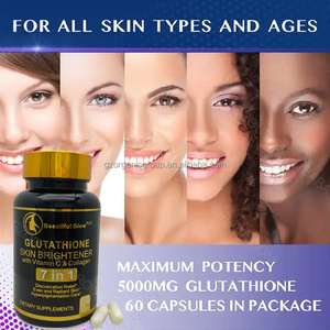 2024 OEM Luxus Glutathion Aufhellung mit Vitamin C Kollagen Kapseln Haut aufhellung L-Glutathion 7 In 1 Feuchtigkeit kapsel - Product Image 3