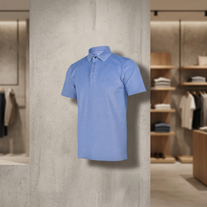 Golf personalizado para hombre para Polo orgánico alto SPF 30 sublimación de impresión completa 75% poliéster 25% Spandex rendimiento ropa de Golf - Product Image 3