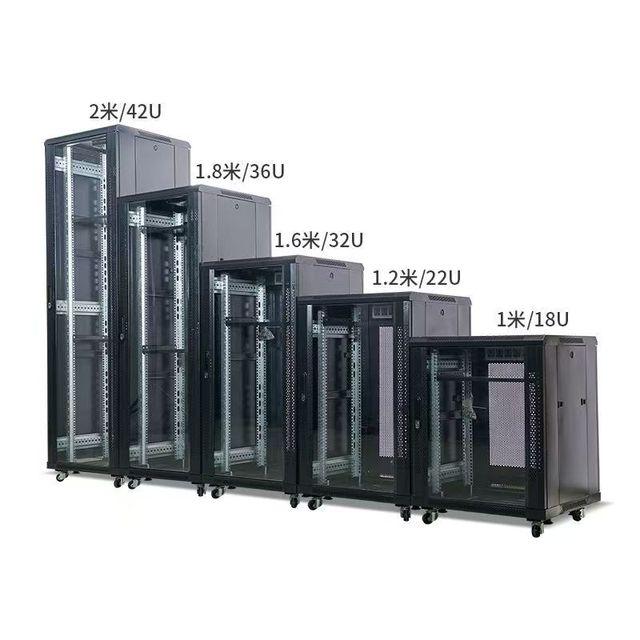 Server Rack & Network Cabinet | CE RoHS ISO Certified | Custom Sizes | Wall-Mounted, Glass Door | for Home Data Center