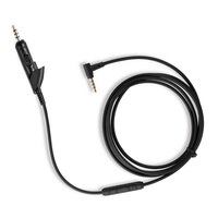 Cable de repuesto QC15, Cable de extensión de Cable de Audio para auriculares Bose QuietComfort QC15/QC2 con micrófono en línea