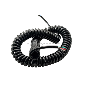 2/3/4/5/6/10/12 Kern feder kabel 0,5/1/2,5 Quadratische Spiral erweiterung Elastische 220-V-Stromkabel PE-Isolierung für den industriellen Einsatz - Product Image 4