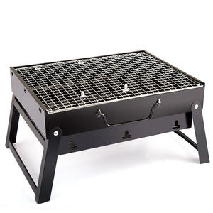 Autre barbecue pliable portable, petit, en acier noir, 1,4 kg, pour utilisation en extérieur sur la terrasse - Product Image 1