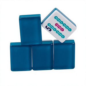 Juego de Mahjong Americano de Tres Capas de Acrílico, Marca [Nombre de la Marca], para el Hogar, con Herramientas de Fricción Manuales - Product Image 3