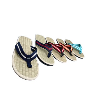 Sandali estivi in <span class=keywords><strong>paglia</strong></span> per interni in Rattan <span class=keywords><strong>infradito</strong></span> in tessuto di bambù pantofole per Hotel - Product Image 4