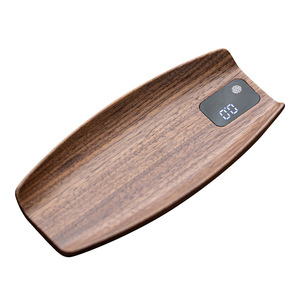 Solid Wood Digital Tea Scoop Scale Walnut Wood 0.1g Precision For Tea Ceremony Accessories - Product Image 5
