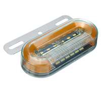 12V / 24V 12 LED feux de position latéraux voiture feux extérieurs feux de signalisation lampes d'avertissement feu arrière 3 Modes remorque camion