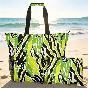 Bolsa de Playa Grande Personalizada, Impermeable, con Bolsillos Interiores y Bolsillos Laterales de Malla - Product Image 6