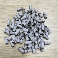 80 #   120 #   150 #   180 #   240 #   Bandes de ponçage pour ongles Grits, 500 pièces/sac, bandes de ponçage gris zèbre pour embout de perceuse à ongles
