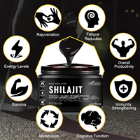 Pâte de Shilajit OEM, suppléments d'extrait de Shilajit, multiples minéraux, acide fulvique, résine de Shilajit pure de l'Himalaya